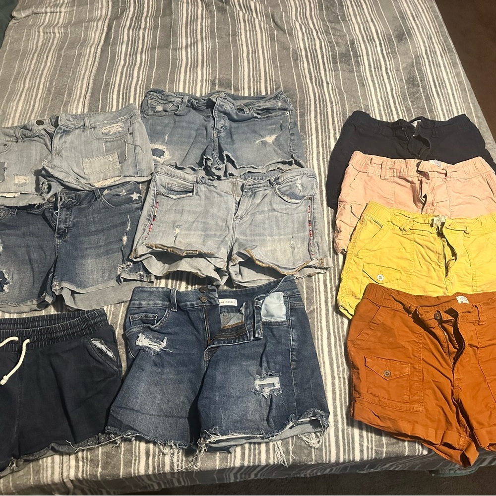 Assorted Denim and Casual Shorts Collection